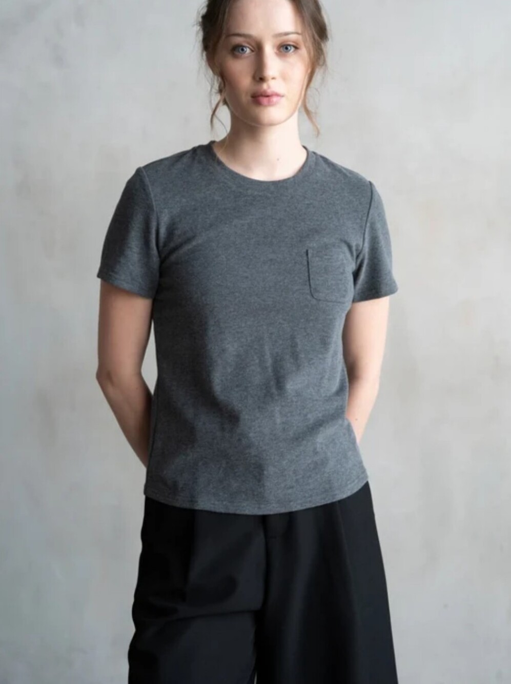 Madewell 100% Cotton Charcoal Gray Short Sleeve Tee T-shirt XS